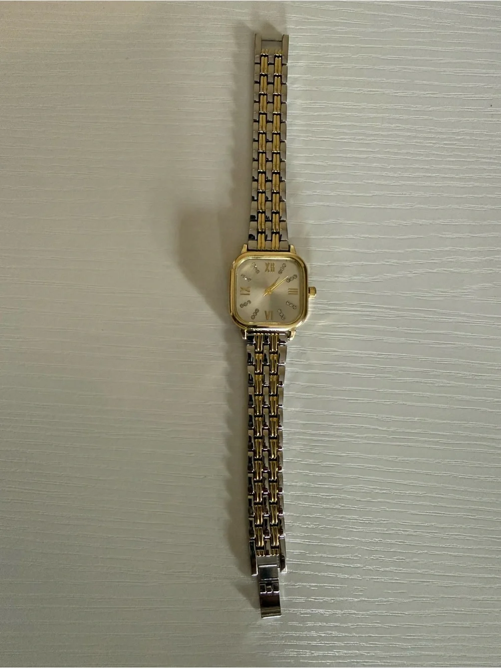 Classic Two-Tone Women's Bracelet Watch - Silver and Gold